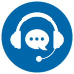 IT Support & Help Desk Services blue icon dark - Universal-Connectivity
