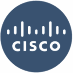 Cisco Logo in Circle - Light Blue