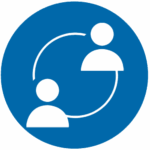 Unified Communication Icon Med Blue