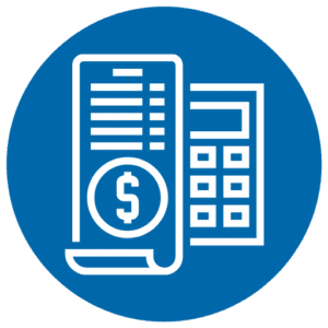 CPA Industry Icon Dark Blue
